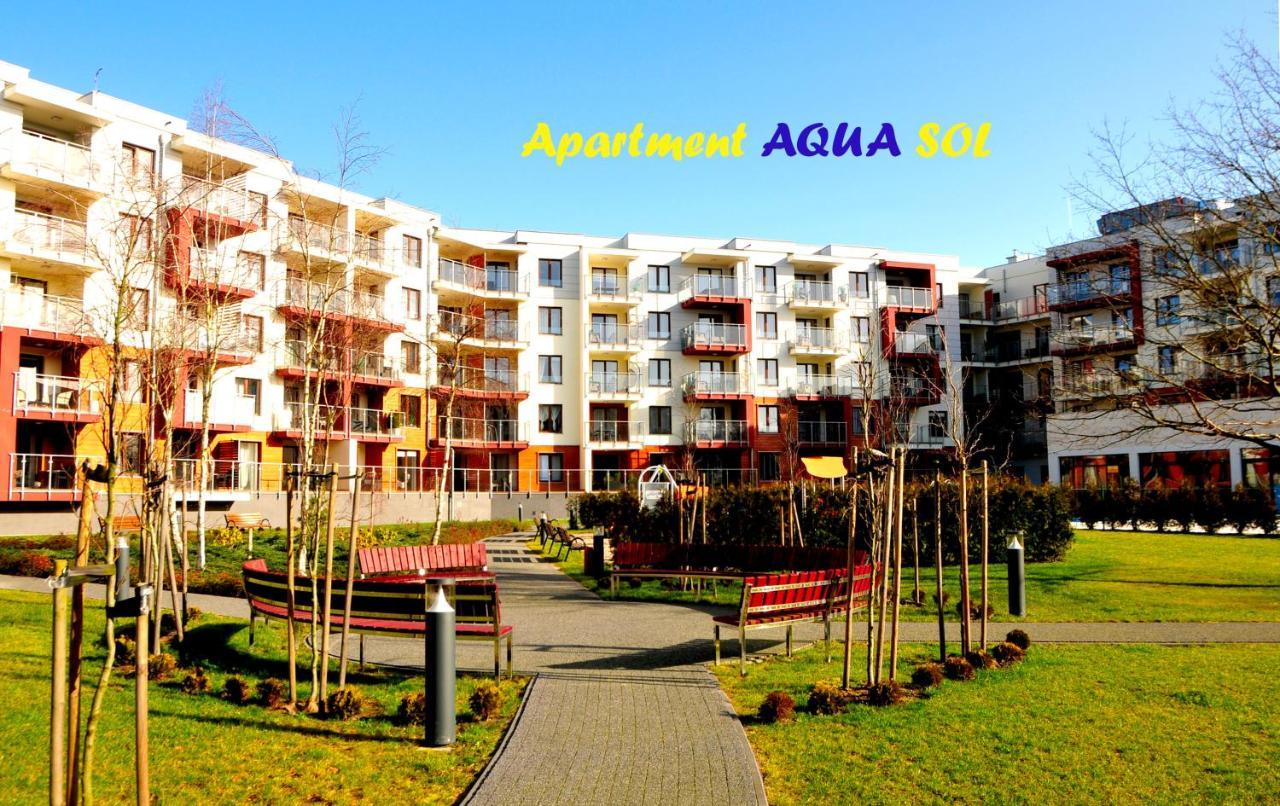 Kolobrzeg, Aqua Sol Polanki Park, Strand 300 M, Schwimmbad, Fitness, Parkplatz, Terasse Exterior foto
